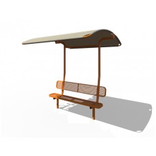 Bench Shade Attachment Attaches to Standard Style Benches with Back Only