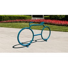 Cyclist Bike Rack In-Ground Mount