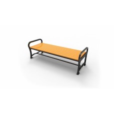 8 foot Cascades BENCH with OUT BACK RECYCLED CEDAR - THERMO FRAME