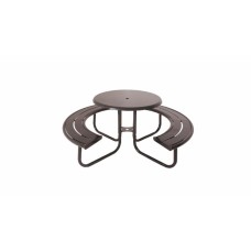 36 inch Acadia Round Portable Table with Solid Top