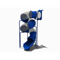 11 Foot Deck Spiral Tube Slide