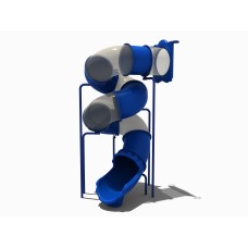 11 Foot Deck Spiral Tube Slide