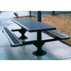 T8RCDBLPEDSM Regal Style Rectangular Pedestal Table 8 foot