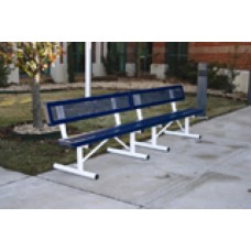 Regal Style Bench B10WBRCP 10 foot with back portable
