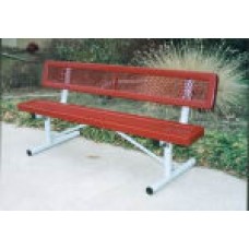 Regal Style Bench B8WBRCS 8 foot with back portable