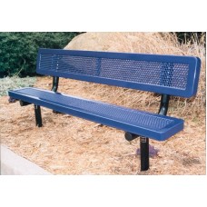 B6WBINNVS Innovated Style Bench 6 foot with back inground