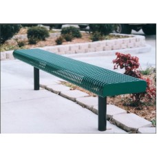 B8ROLLSM Rolled Style Bench 8 foot surface mount