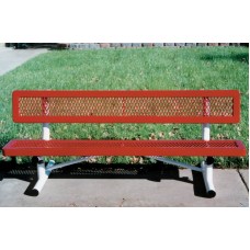 B6WBRCP-ELEM Elementary Bench with back 6 foot portable