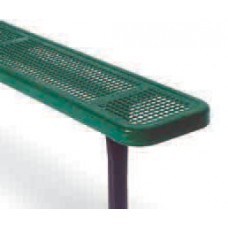 6 Foot Park Bench with out Back 2x12 Inch Planks Perforated