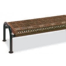 6 Foot Contour Bench with out Back Fiesta