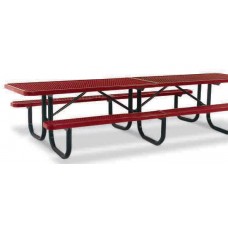 10 Foot Picnic Table Ex Heavy Duty 3 Leg 2 Seat Shelter Table Diamond