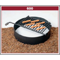 7 Inch High Fire Ring with Grate 300 Square Inches