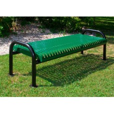 4 Foot Contour Bench with out Back Slat