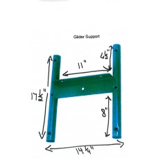 Glider Support Only - Green. For Residential Use Only