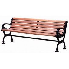 4 foot Cast Iron 1468 Bench - ash