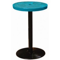 24 inch Perforated Pedestal Table - 30 inch high