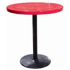 36 inch Perforated Pedestal Table - 30 inch high