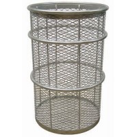 55 Gallon Galvanized Expanded Receptacle