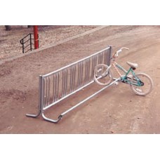 J Frame Bike Rack Galvanized Single-Sided 14 Bike