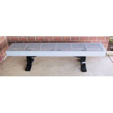 6 foot Slatted Bench no back