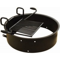 7 inch H Drop Grate Fire Ring
