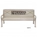 8 foot Personalized Multicolor Diamond Pattern Bench