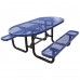 6 foot Oval Expanded Portable Picnic Table