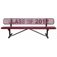 15 foot Personalized Standard Expanded Bench with Back