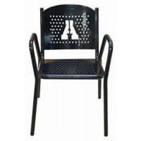 31 5-8 inch Tall Personalized Stackable Perforated Chair