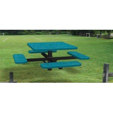 46 inch Square Perforated Table 3 seats
