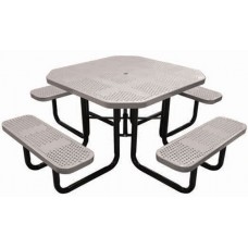 46 inch Octagonal Perforated In-Ground Table