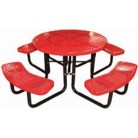 46 inch Perforated Portable Round Table