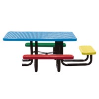 46 inch Square Table 3 seats Perforated- child size