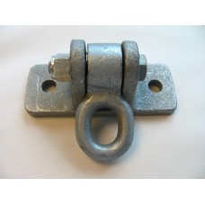 Wood Beam Galvanized Ductile Iron Hanger with 2 Hole Plate