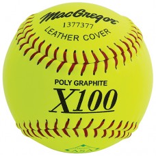 MacGregor X52RE ASA Slow Pitch 12 inch Softball - Leather