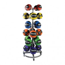 6 TIER ROLLING MEDICINE BALL RACK