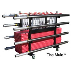 The MULE Volleyball Post Storage and Transport Cart