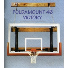 FoldaMount 46 Victory Side-folding Wallmount Basketball System