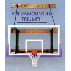 FoldaMount 46 Triumph Side-folding Wallmount Basketball System