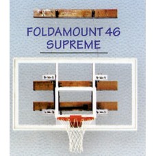 FoldaMount 46 Supreme Side-folding Wallmount Basketball System