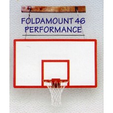 FoldaMount 46 Performance Side-folding Wallmount Basketball System