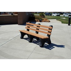 Central Park Bench 6 foot Recycled