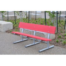 Madison Bench Surface Mount 6 foot Recycled