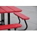 Square Picnic Table ADA 4 foot Recycled