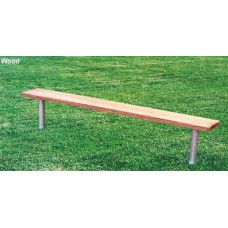 6 foot Treated SYP Bench without Back Inground