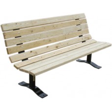 6CB2SYP Park Bench 6 foot SYP 2x4