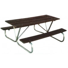 8BGRRP 8 foot Recycled Plank Picnic Table
