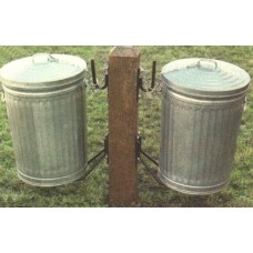 CPW-D Double Side Wood Receptacle Holder