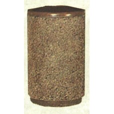 CTCR22FP Concrete Trash Container 21x33