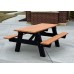 JPAF6 Recycled Plastic Picnic Table 6 foot